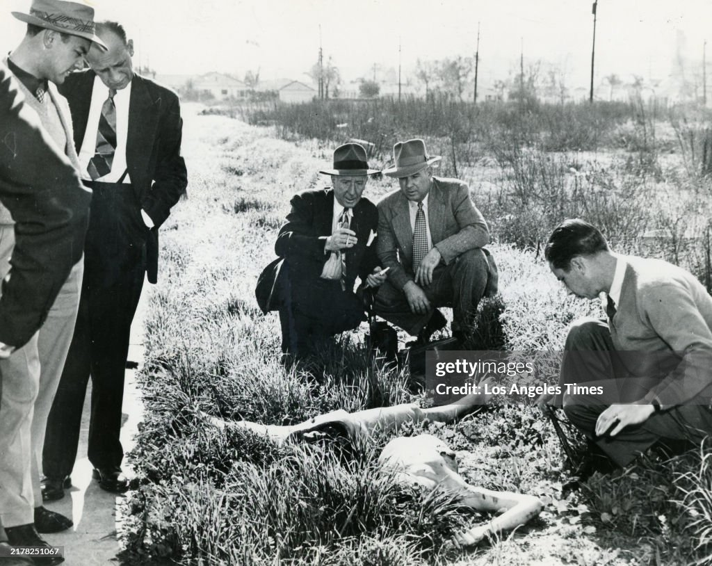 Black Dahlia bűncselekmény helyszín rendőrség nyomozás Elizabeth Short gyilkosság 1947 Los Angeles brutális megoldatlan