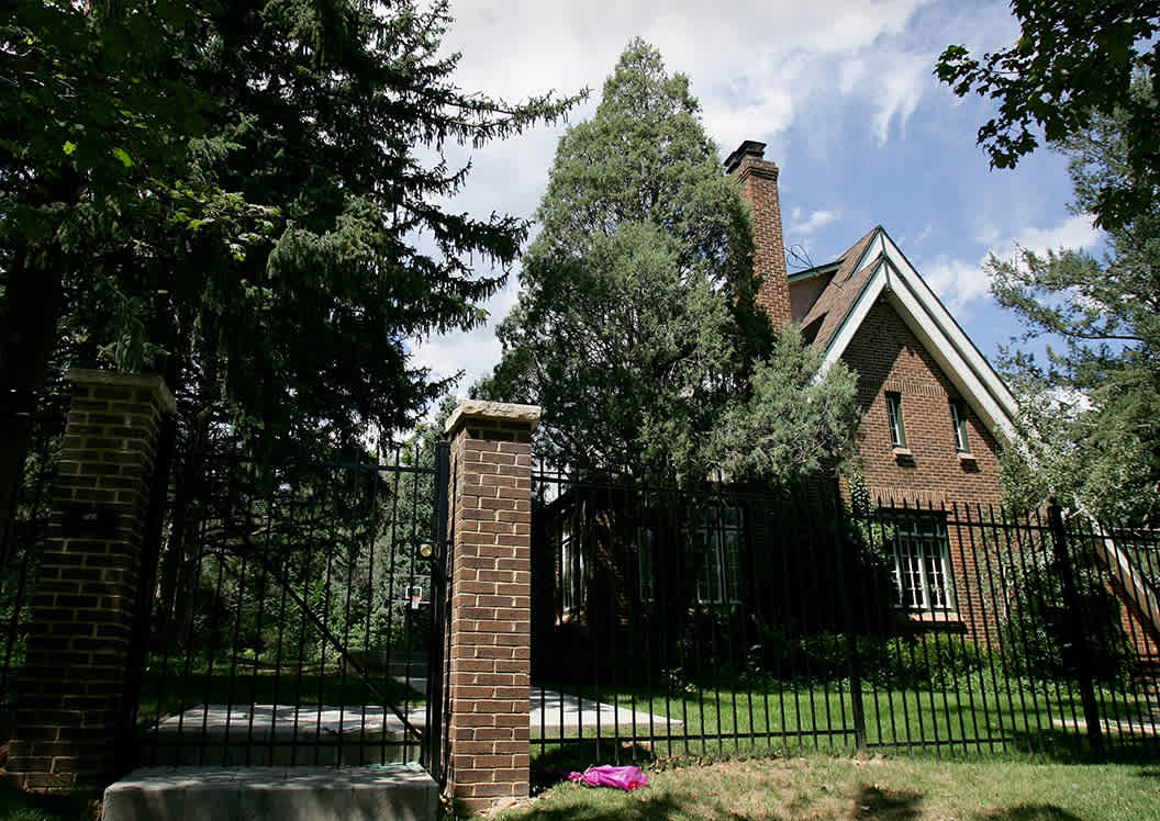 A Ramsey család boulderi háza ahol JonBenét Ramseyt meggyilkolták 1996-ban