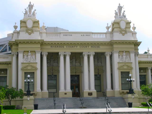 A Riverside County Courthouse, ahol Gordon Northcott tárgyalása zajlott 1928-1929-ben